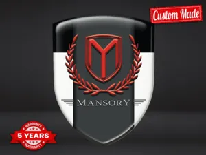 Mansory Badges Auto Qualité Pro Personnalisables